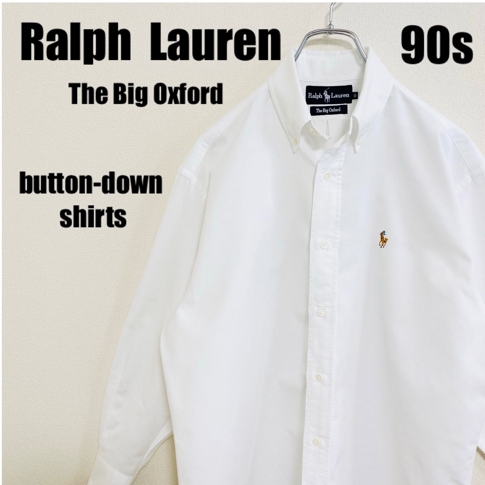 90's ラルフローレン Ralph Lauren ボタンダウンシャツ The Big Oxford ...