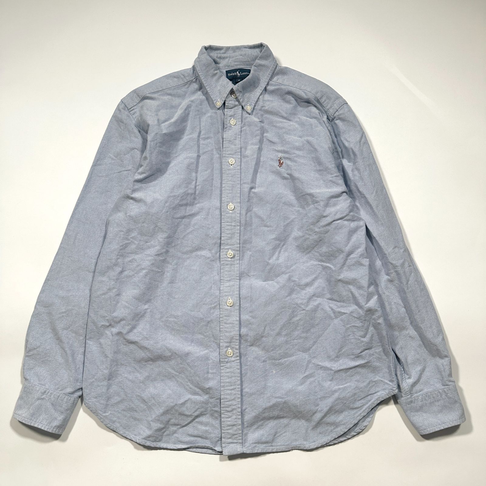 美品 ラルフローレン Ralph Lauren ボタンダウン オックスフォード 