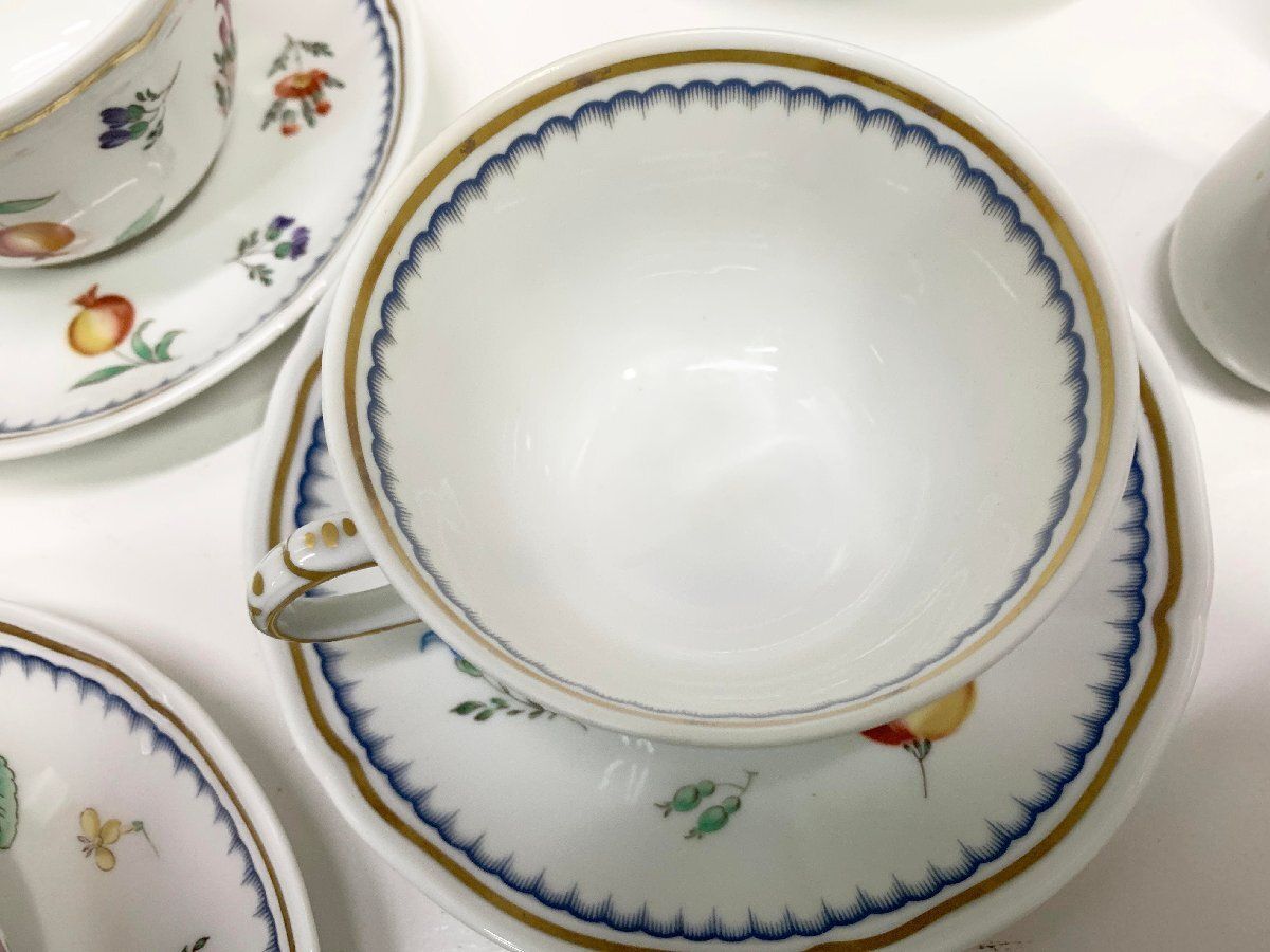 リチャード ジノリ RichardGinori ティーセット イタリアンフルーツ 洋食器 ティーポット カップ＆ソーサー 5客セット 全13点 他375 WWW_VAGRANT-CODER_COM