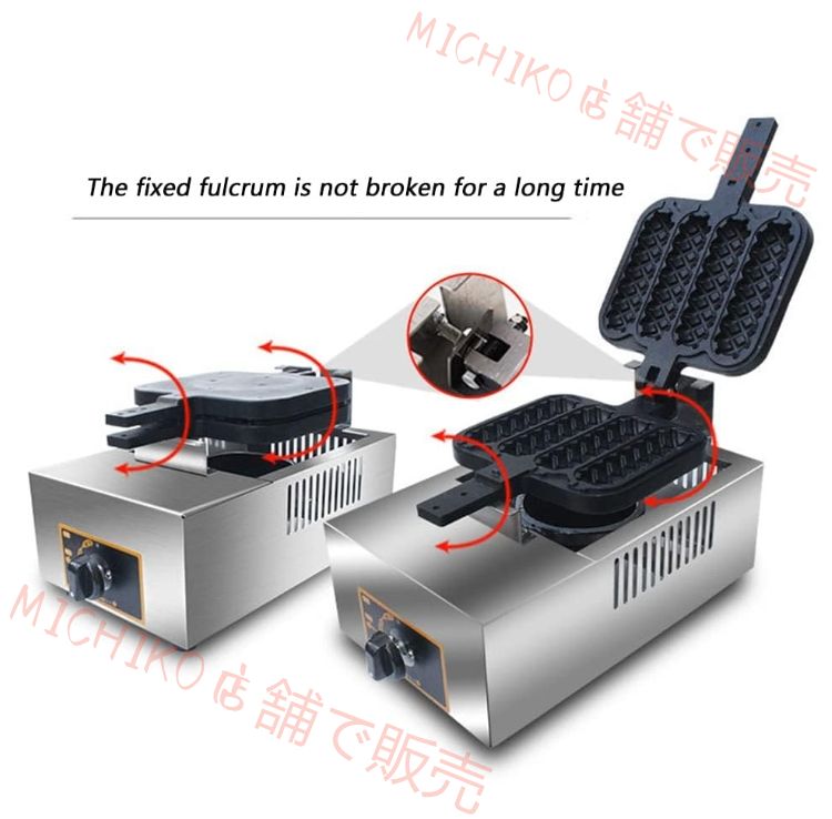 ステンレススチールコーンドッグワッフルメーカーマシン