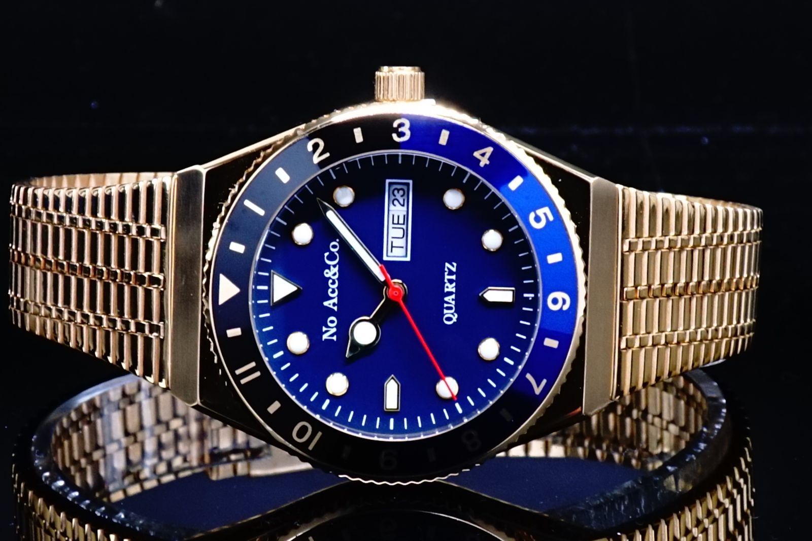 No Accessory&Co/No Acc&Co三代目逆輸入/サブマリーナ No Accessory&Co/No Acc&Co三代目逆輸入モデル/GOLD×BLACK×BLUE