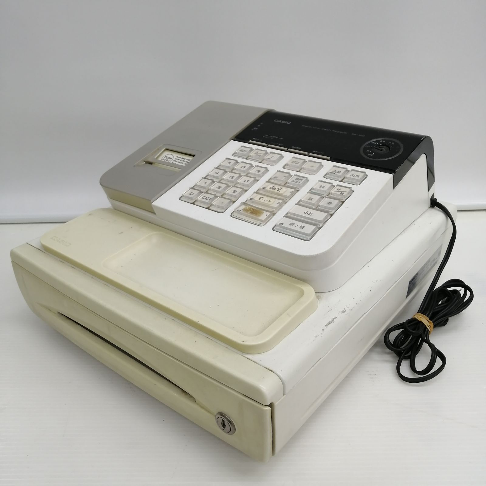 ジャンク】CASIO レジ SE-S10BK ブラック ジャンク】CASIO レジ SE-S10