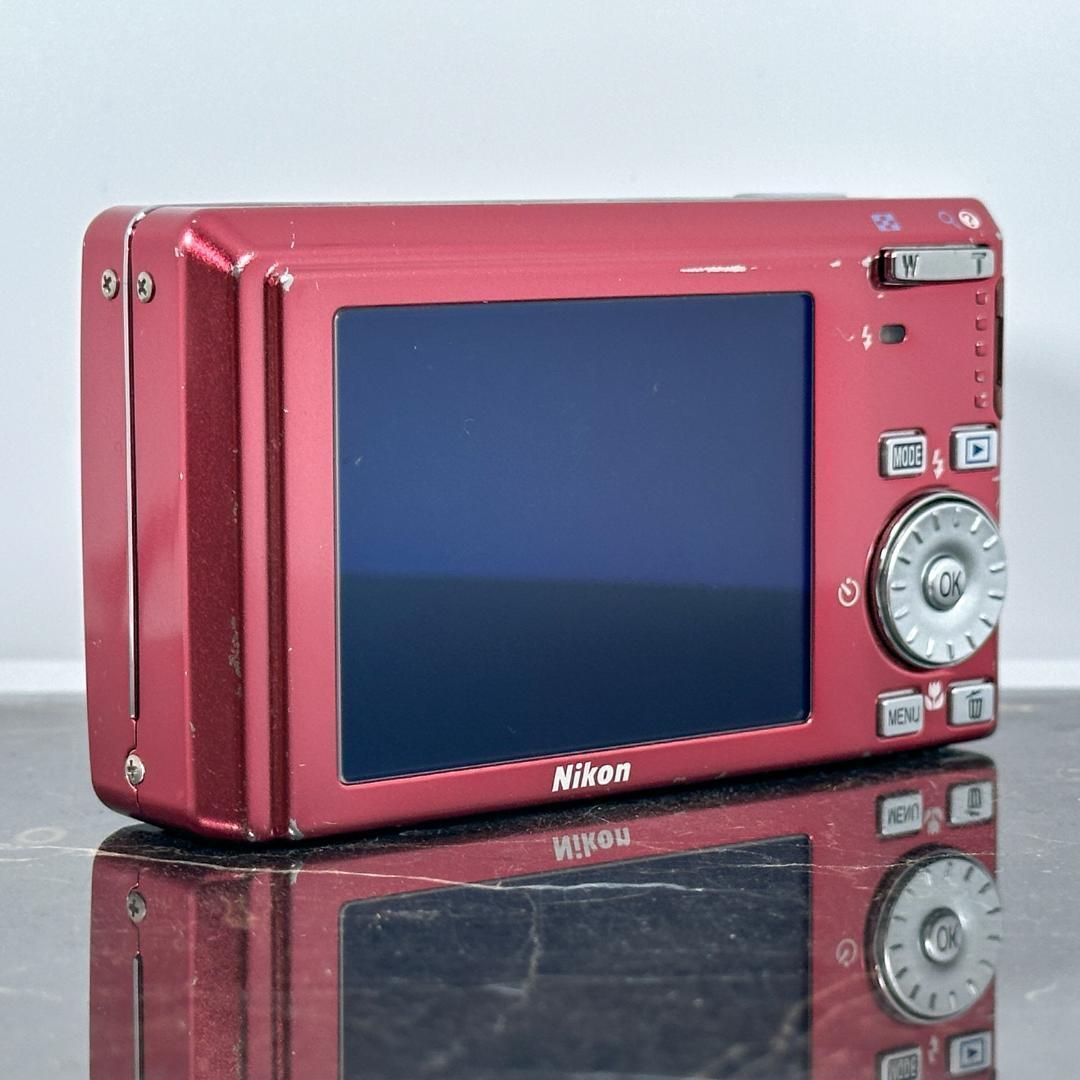 美品Nikon COOLPIX S510 コンデジ デジカメ ラズベリーレッド Nikon COOLPIX S510 ラズベリーレッド ニコン クールピクス コンパクト