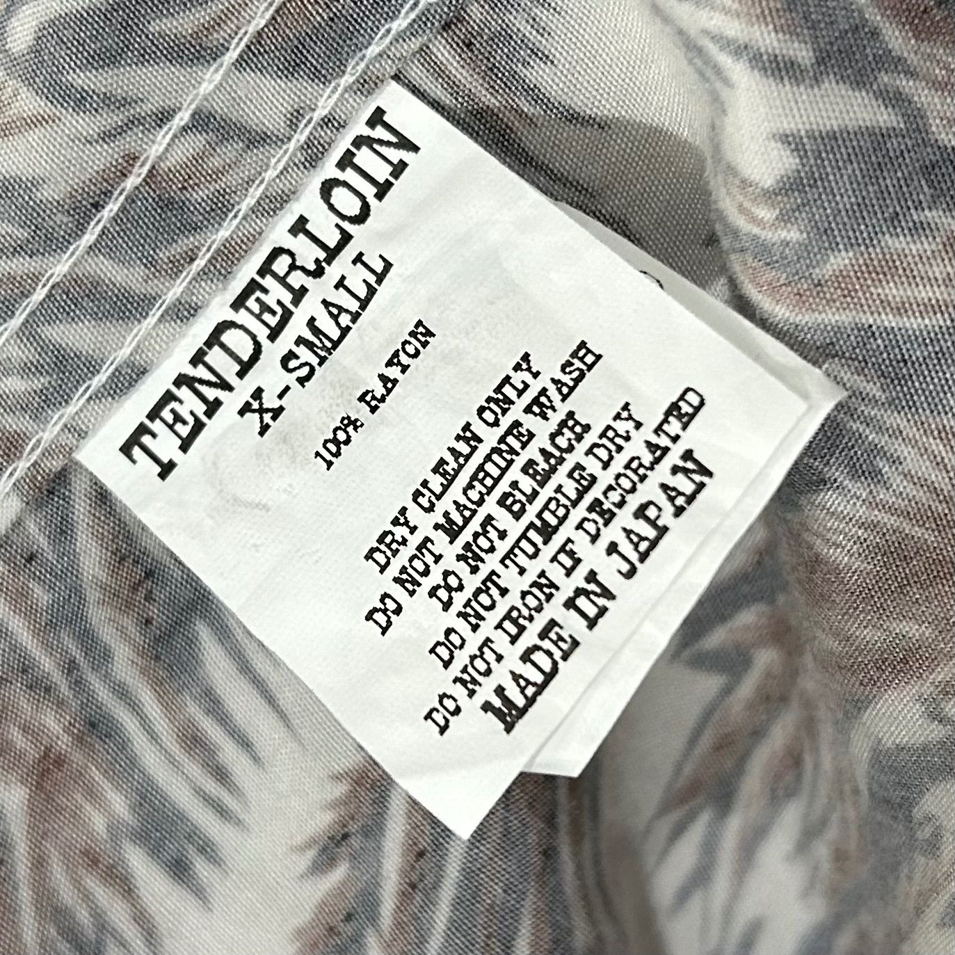 テンダーロイン　TENDERLOIN アロハシャツ　オープンカラー　ウルフシャツ テンダーロイン TENDERLOIN アロハシャツ オープンカラー ウルフ