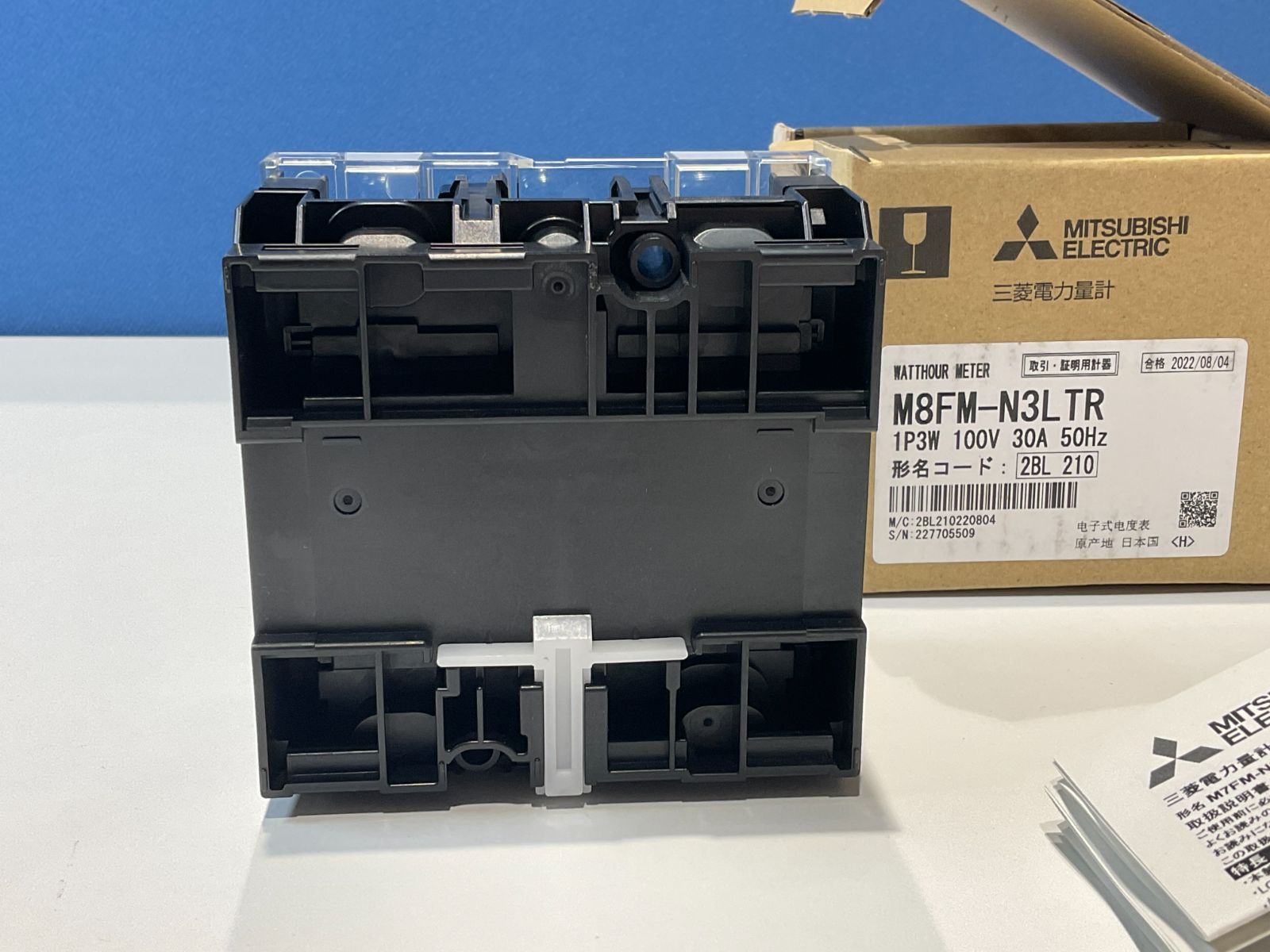 三菱電機「M8FM-N3LTR」 電力管理用計器1P3W100W30A50Hz - メルカリ