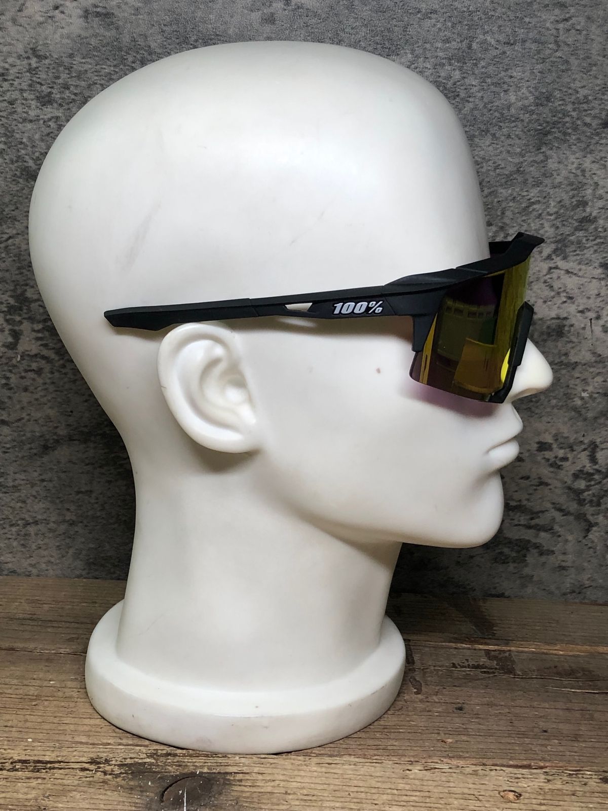 JM650 ワンハンドレッド 100％ スピードクラフト SPEEDCRAFT サングラス アイウェア 黒 クリア HIPER レンズ擦れ BRIGHTFACE_UK