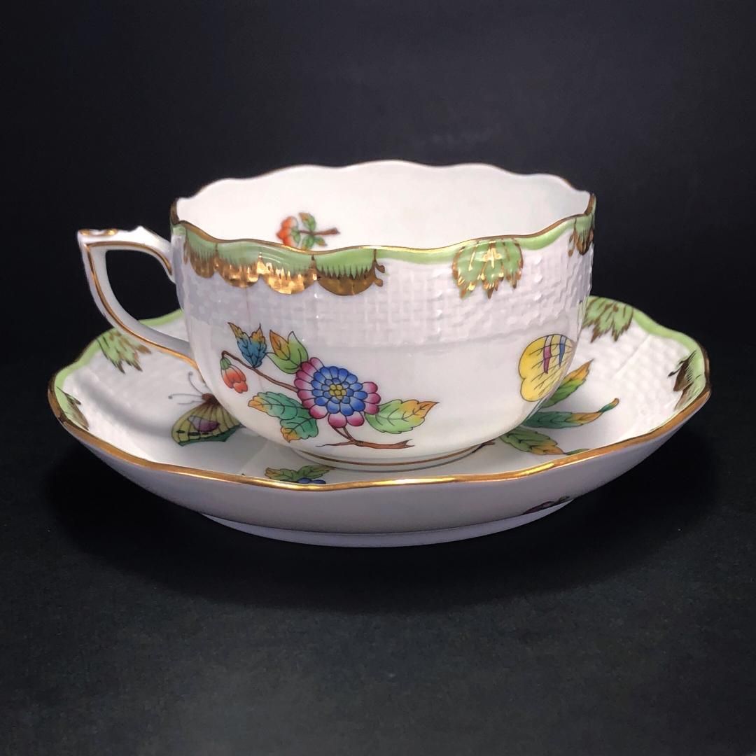 訳あり・売り切り】HEREND ヘレンド／ヴィクトリア・ブーケ カップ