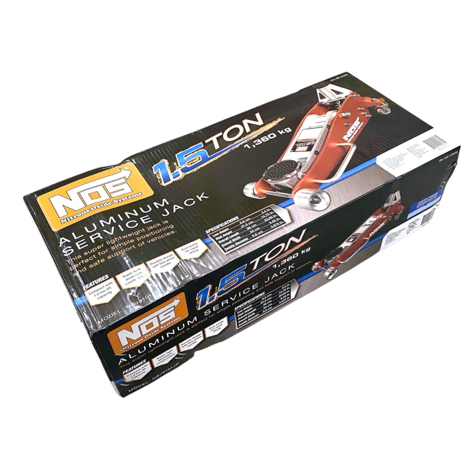 NOS ノス 1.5トン アルミジャッキ 低床 軽量 フロアジャッキ ガレージ 工具 車整備