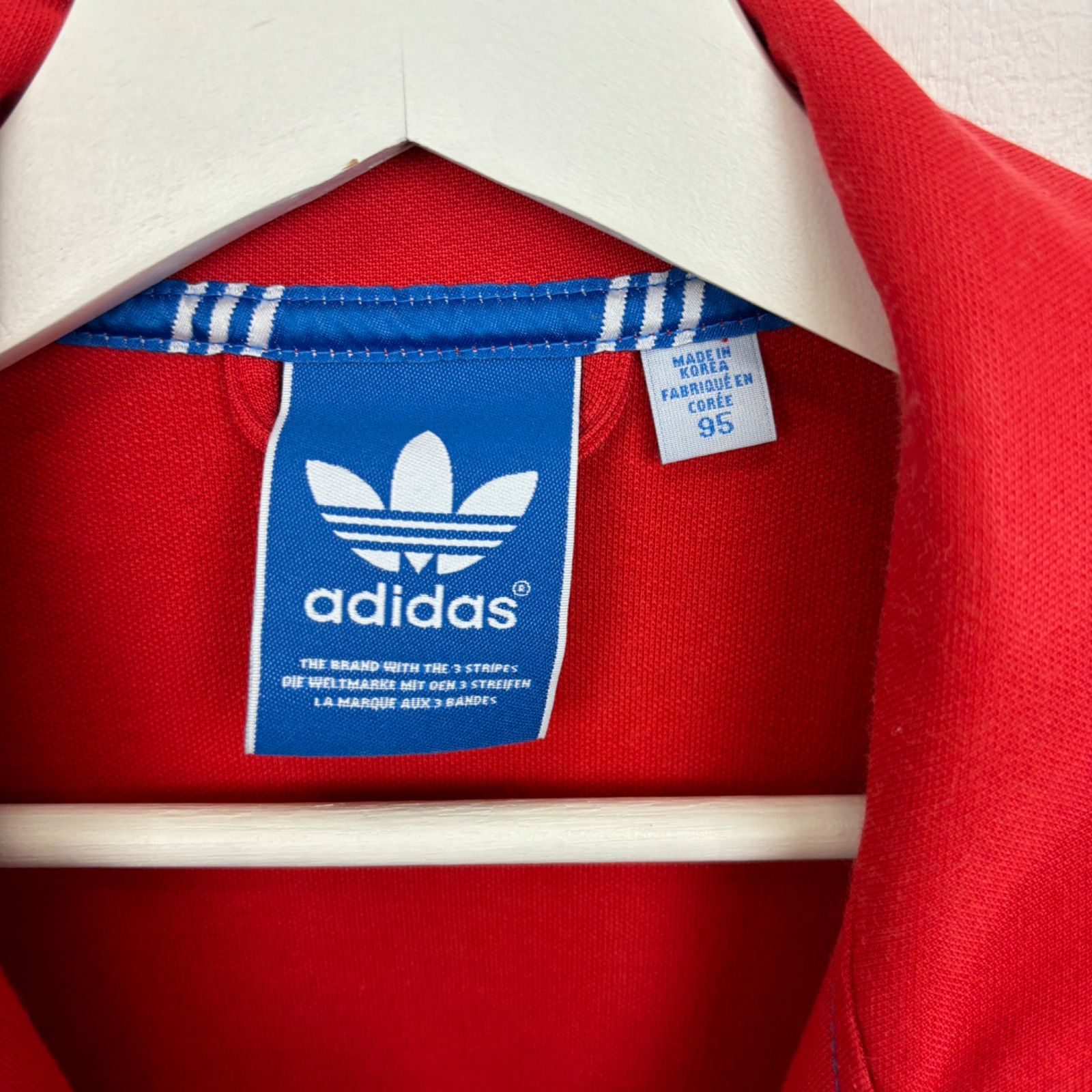 ☆adidas☆ アディダス トラックジャケット EUROPA TT ジャージ 赤 