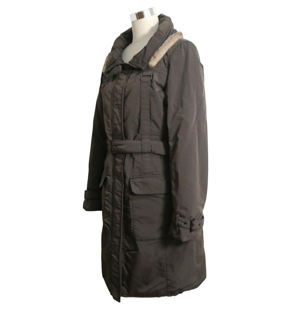 S Max Mara EASY LIVINGフード付 ロングジレ ウエストベルト S Max Mara EASY LIVINGフード付 ロングジレ ウエストベルト S Max