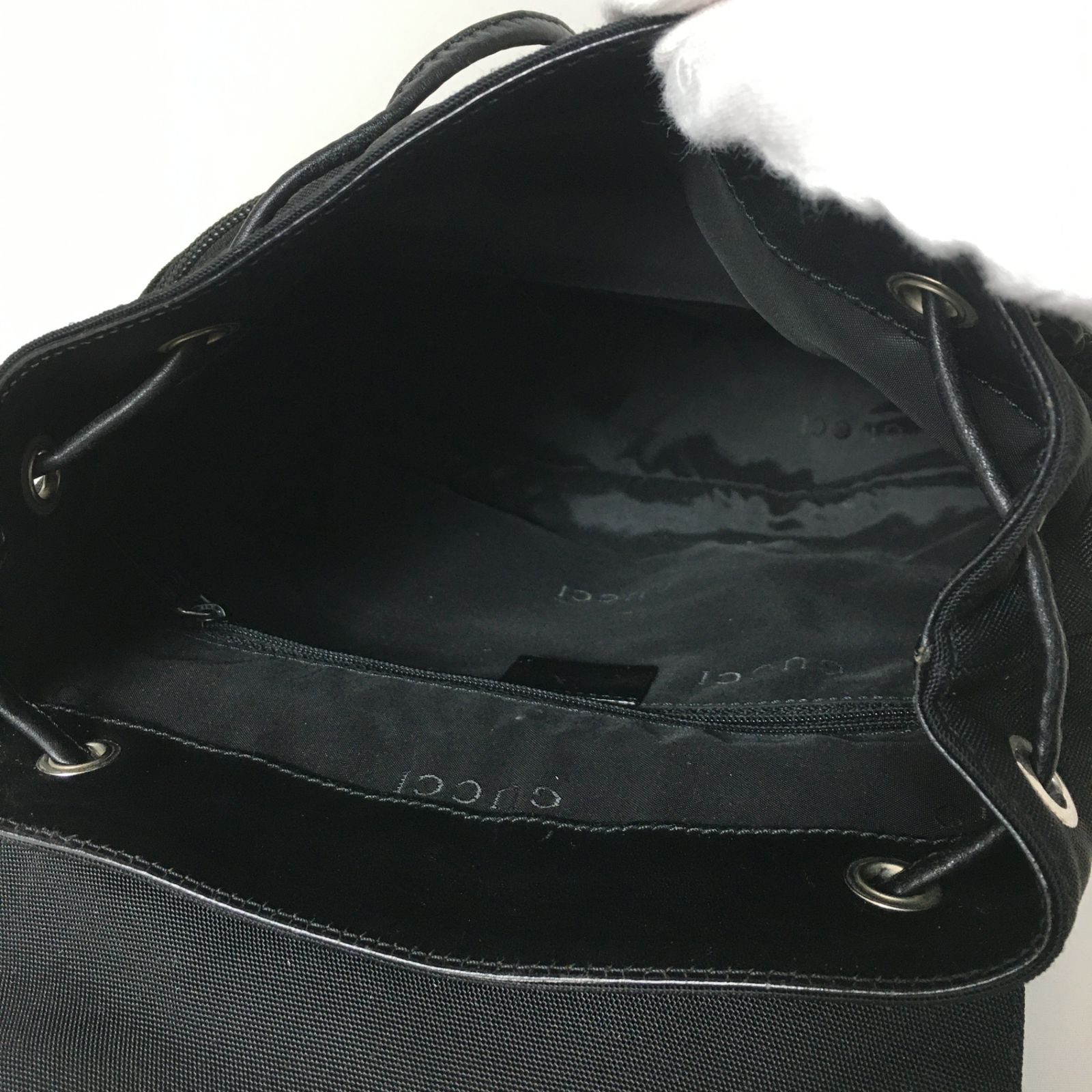 2504-140｜美品｜グッチ リュックサック ブラック - メルカリ