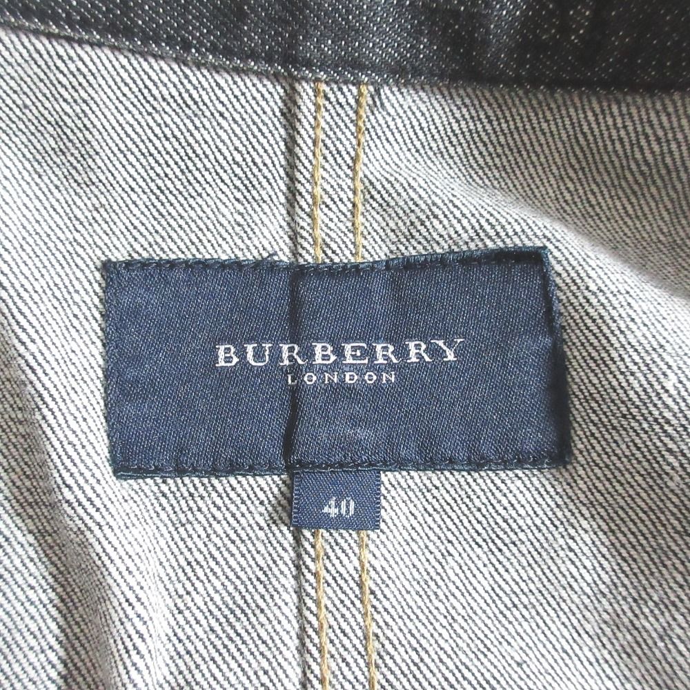 良品 BURBERRY LONDON バーバリー テーラードデニムジャケット