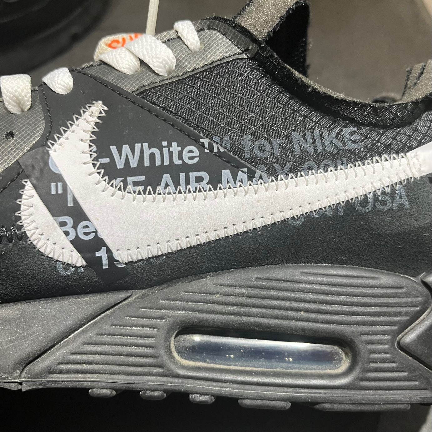 OFF-WHITE × NIKE AIR MAX 90 BLACK/CORN オフホワイト ナイキ エア 