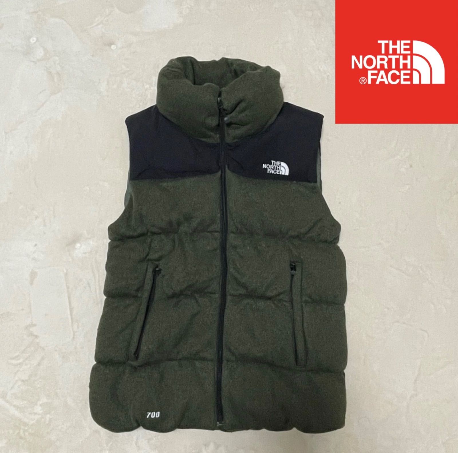 海外限定品】 THE NORTH FACE ノースフェイス ニットダウンベスト 