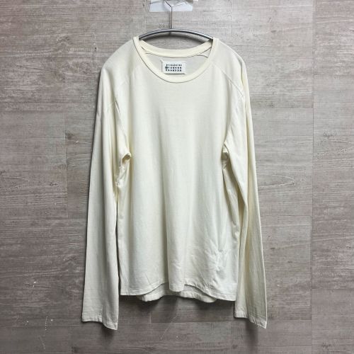 Martin Margiela マルタンマルジェラ 08SS ロングスリーブカットソー 長袖Tシャツ アイボリー系 size48 30GC132 ここのえ【中目黒R10】