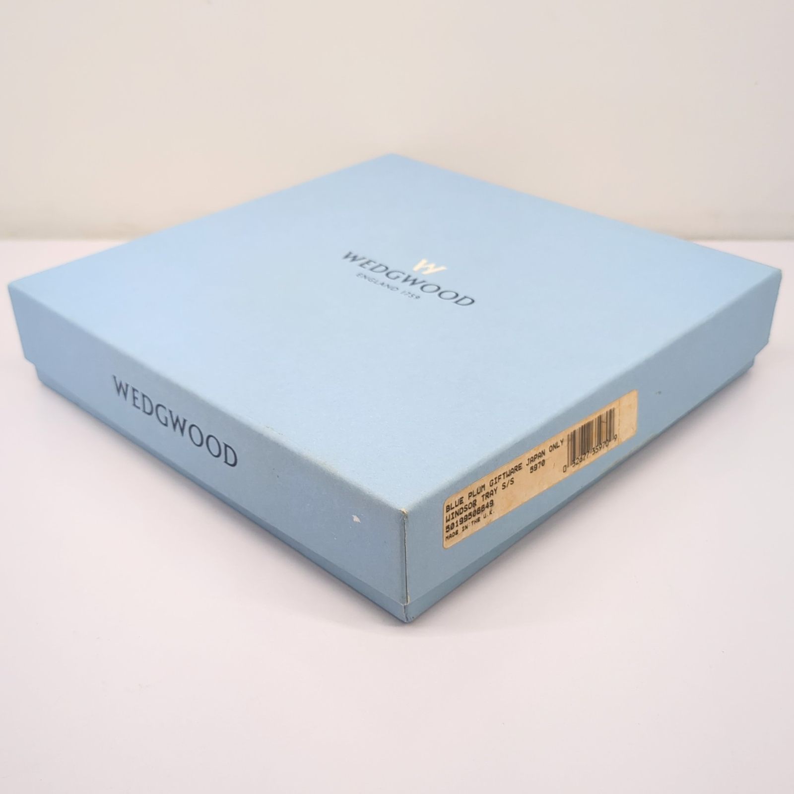 英国製　美品　ウェッジウッド ブループラム　ウィンザートレイ 皿　プレート ウェッジウッド ブループラム ウィンザートレイ - メルカリ