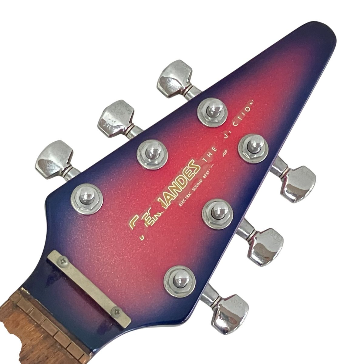FERNANDES BSV FLYING V エレキギター パープル 弦なし FERNANDES BSV FLYING V エレキギター パープル 弦なし 反応なし