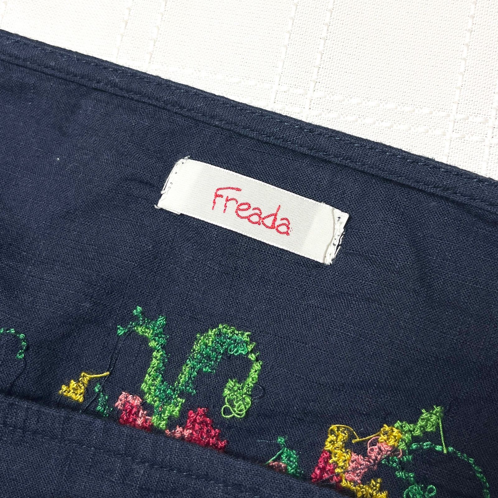 スクエアネック総柄シャツ 定価22