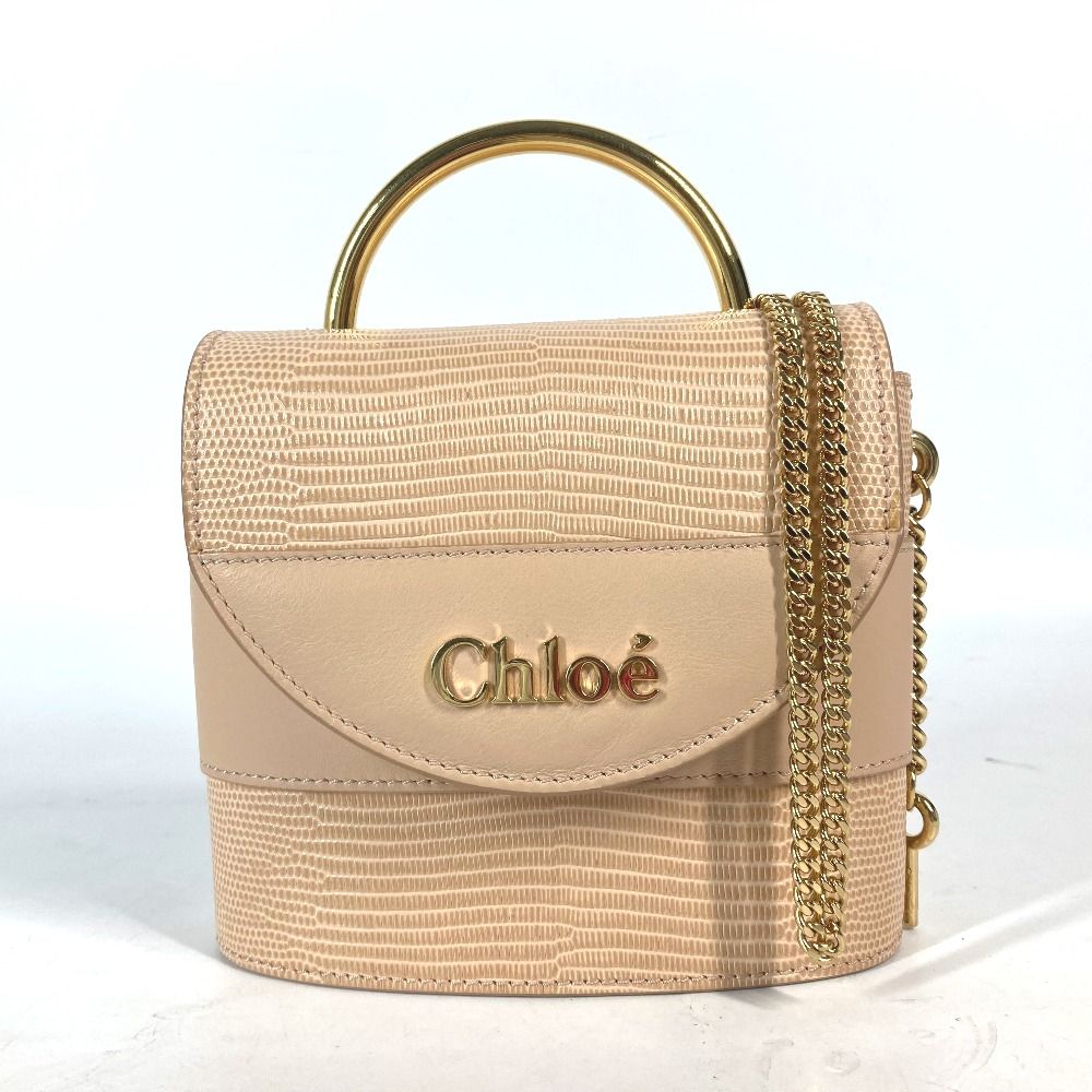 Chloe クロエ ショルダーバッグ アビーロック スモール レザー - メルカリ