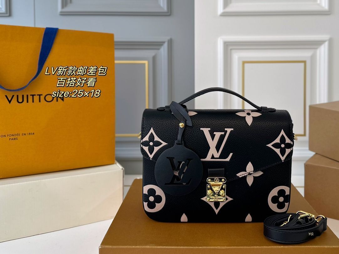 【持ち運び便利サイズ】Louis Vuitton★ハンドバッグ Louis Vuitton glove shopper MM ivory / blue unisex tote bag