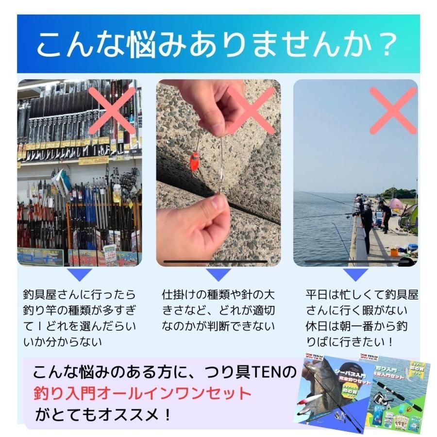 サビキ釣り ちょい投げ釣り完全釣りセット