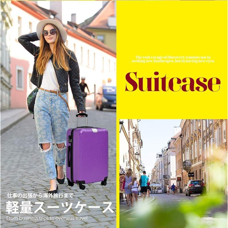 §Ｒ∞Ｒｉｋｏｐｉｎ Rikopin リコピン スーツケース 機内持ち込み 大型 キャリーケース キャリーバッグ ダイヤルロック式 超軽量 かわいい ファスナータイプ Sサイズ ブラック 1 WWW_NOITHATQUANGTHANH_NET
