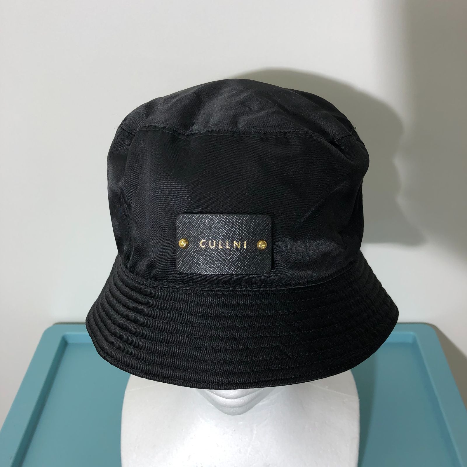 （訳ありセール 格安） バケットハット レザーパッチ クルニ CULLNI バケハ メルカリ - 帽子