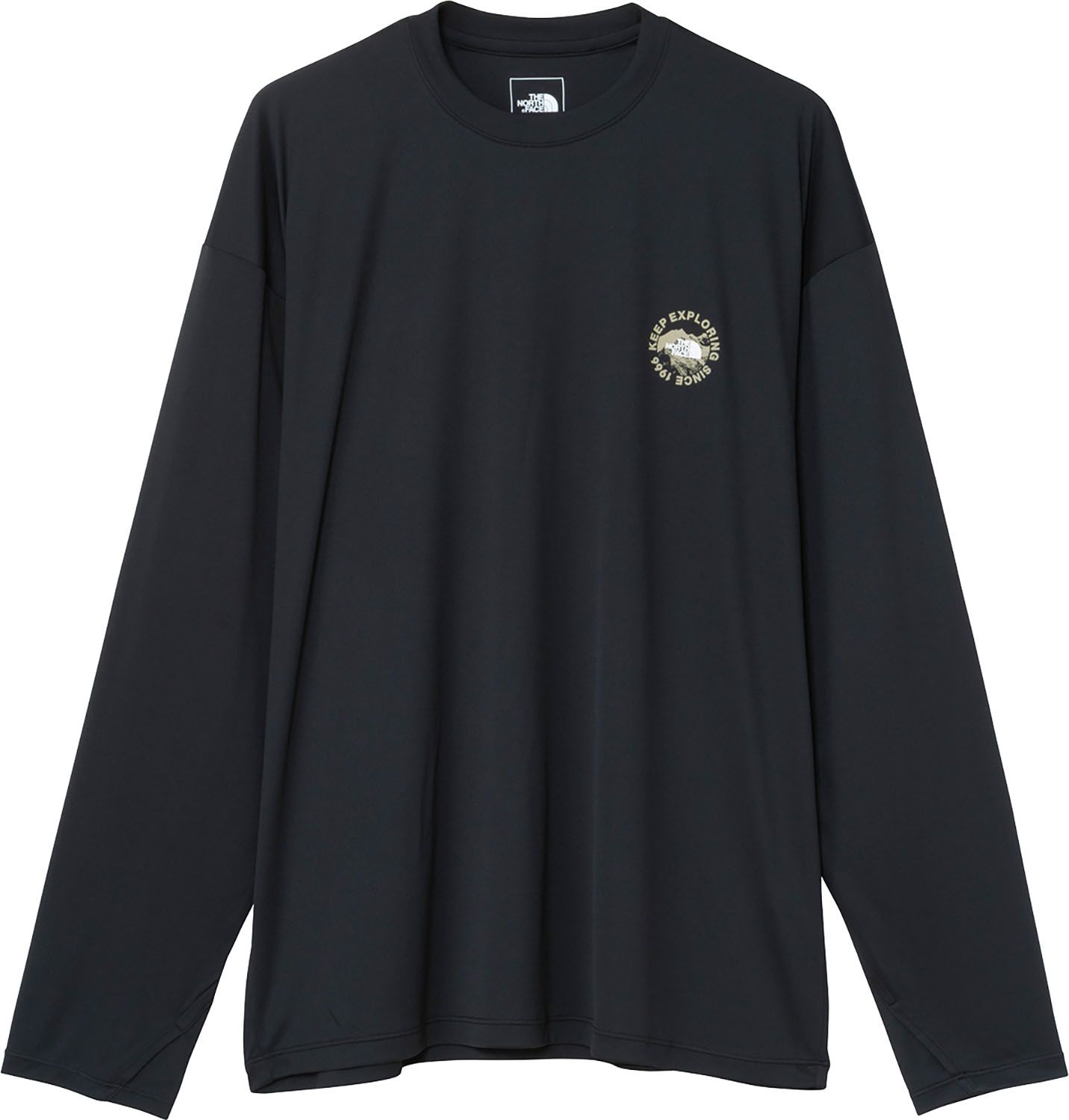 ザ ノース フェイス THE NORTH FACE アウトドア ロングスリーブウォータースムースティー メンズ L|S Water Smooth Tee トップス Tシャツ キャンプ フェス デイリー ミラーレイク NT12432 K ブラック