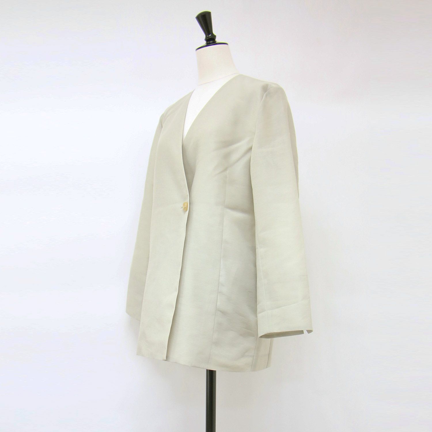 美品】IENA イエナ ジャケット ベージュ サイズ:36(S) / 24春夏 シアー