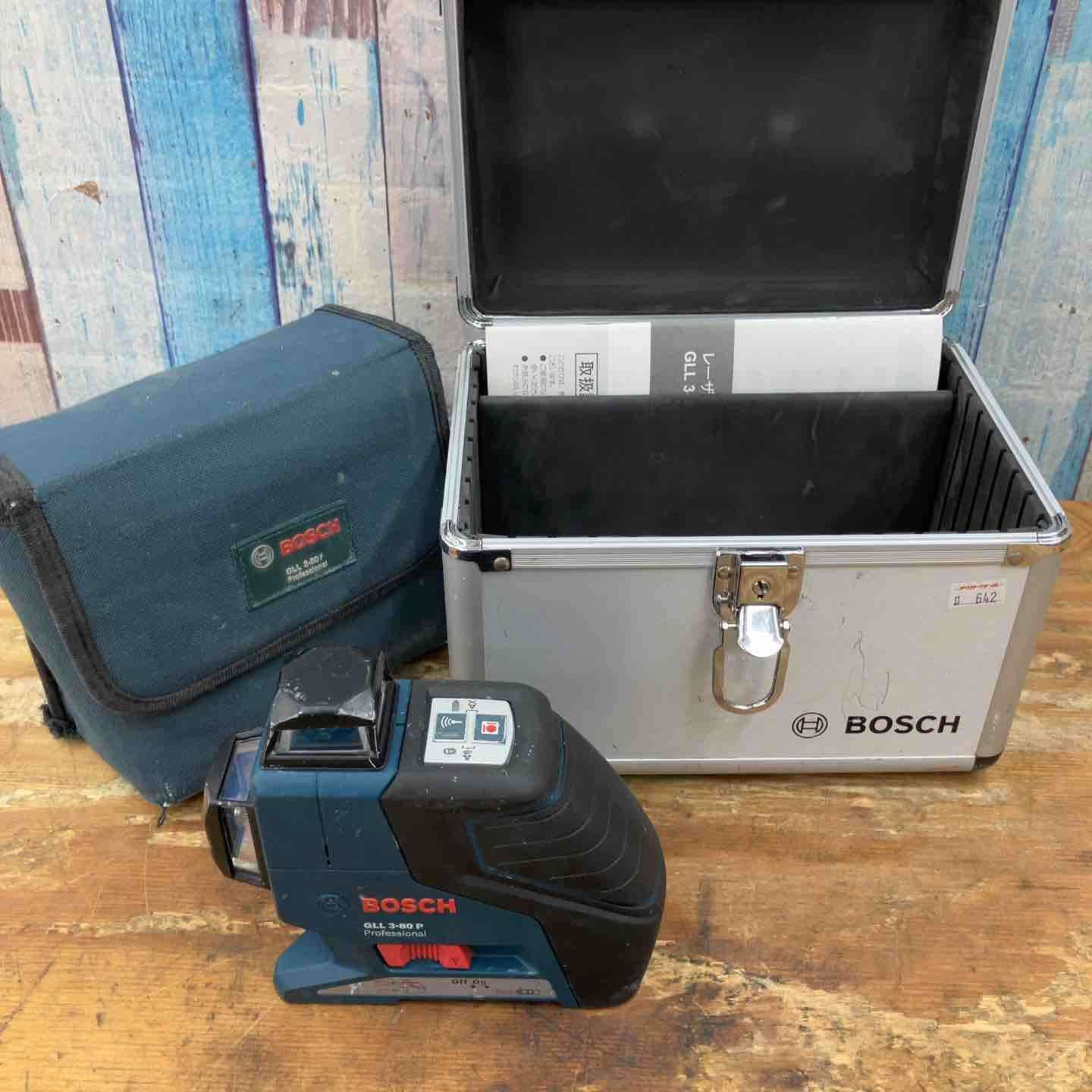 品 ボッシュ BOSCH 水平|垂直ラインレーザー GLL3-80P 赤色 柏店