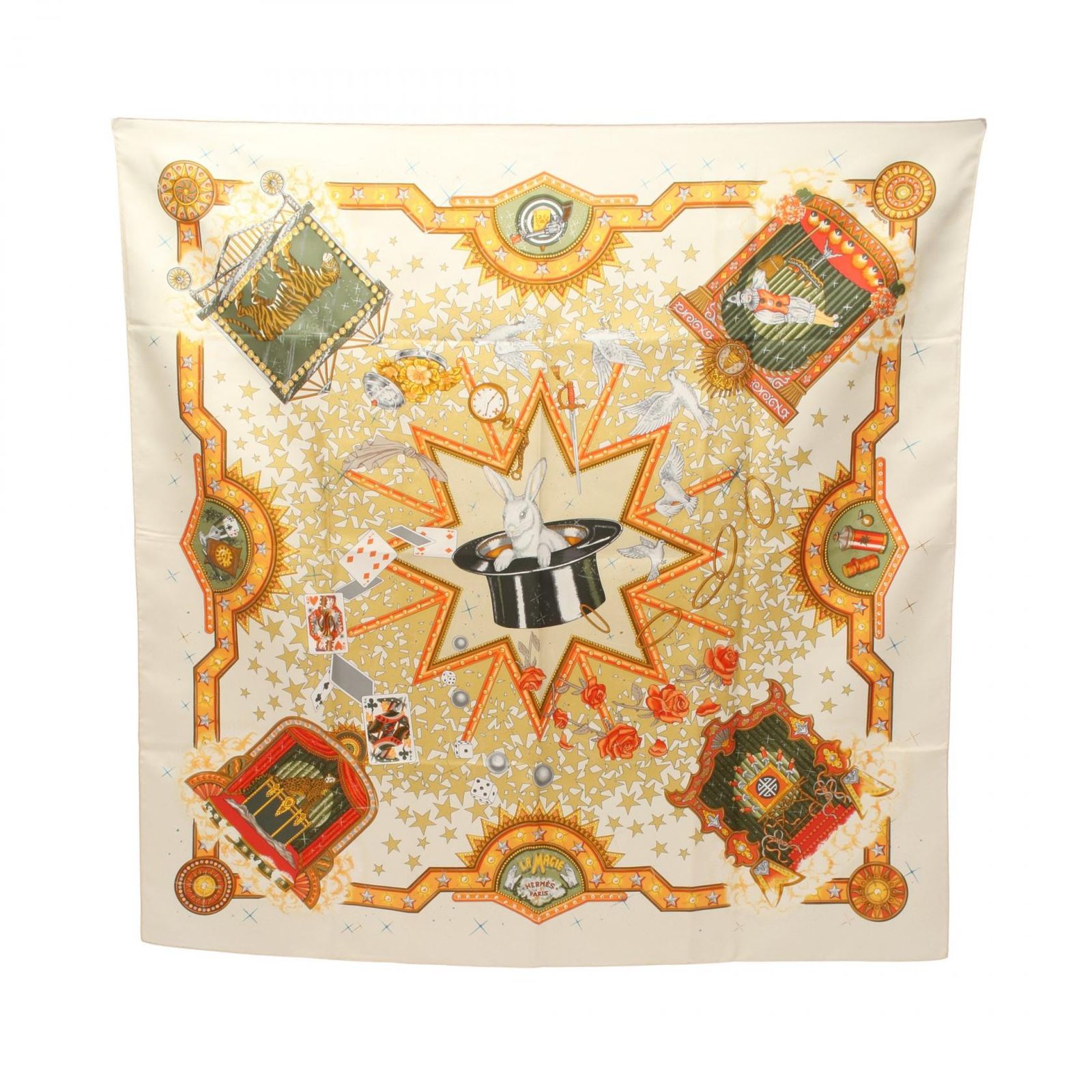 HERMES エルメス カレ90 LA MAGIE スカーフ - メルカリ