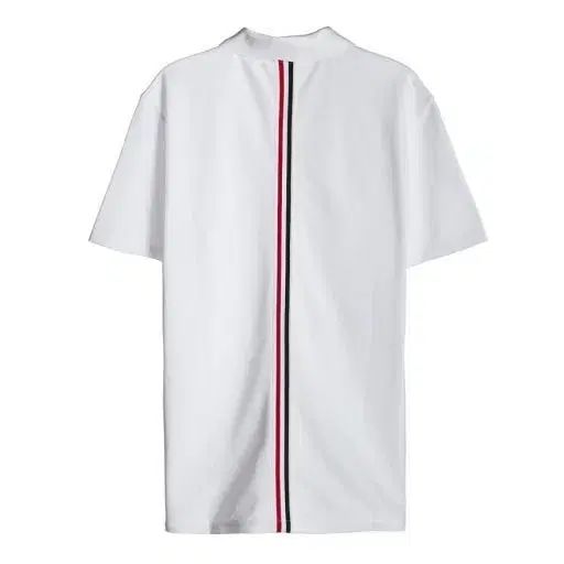 Thom Browne(トム・ブラウン) 白 3本線 ポロTシャツ 白 3 サイズ