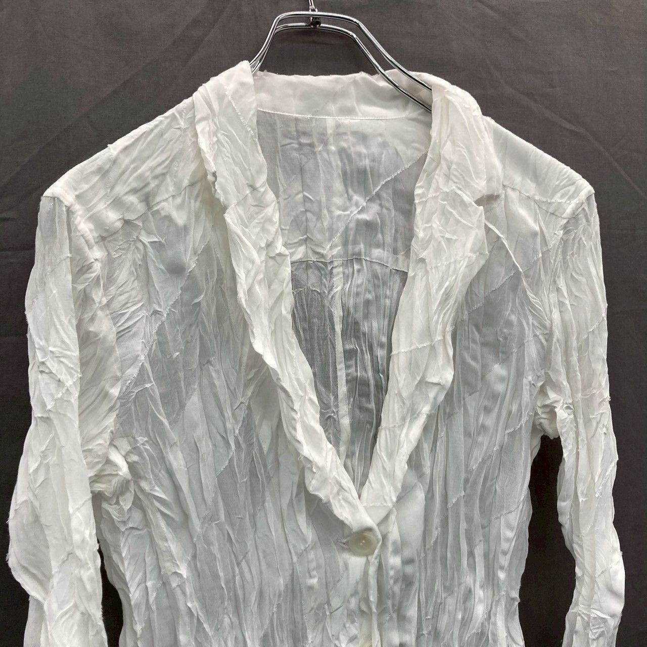 ISSEY MIYAKE イッセイミヤケ カットソー シワ加工 ランダム