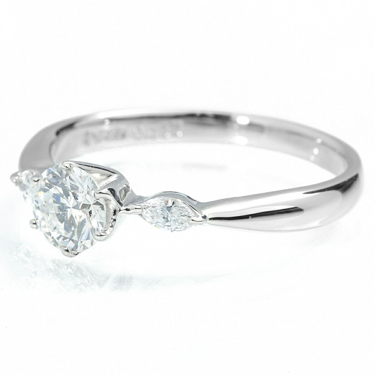 ダイヤモンド 0.435ct プラチナ Pt900 リング Fカラー VVS-2 EXCELLENT