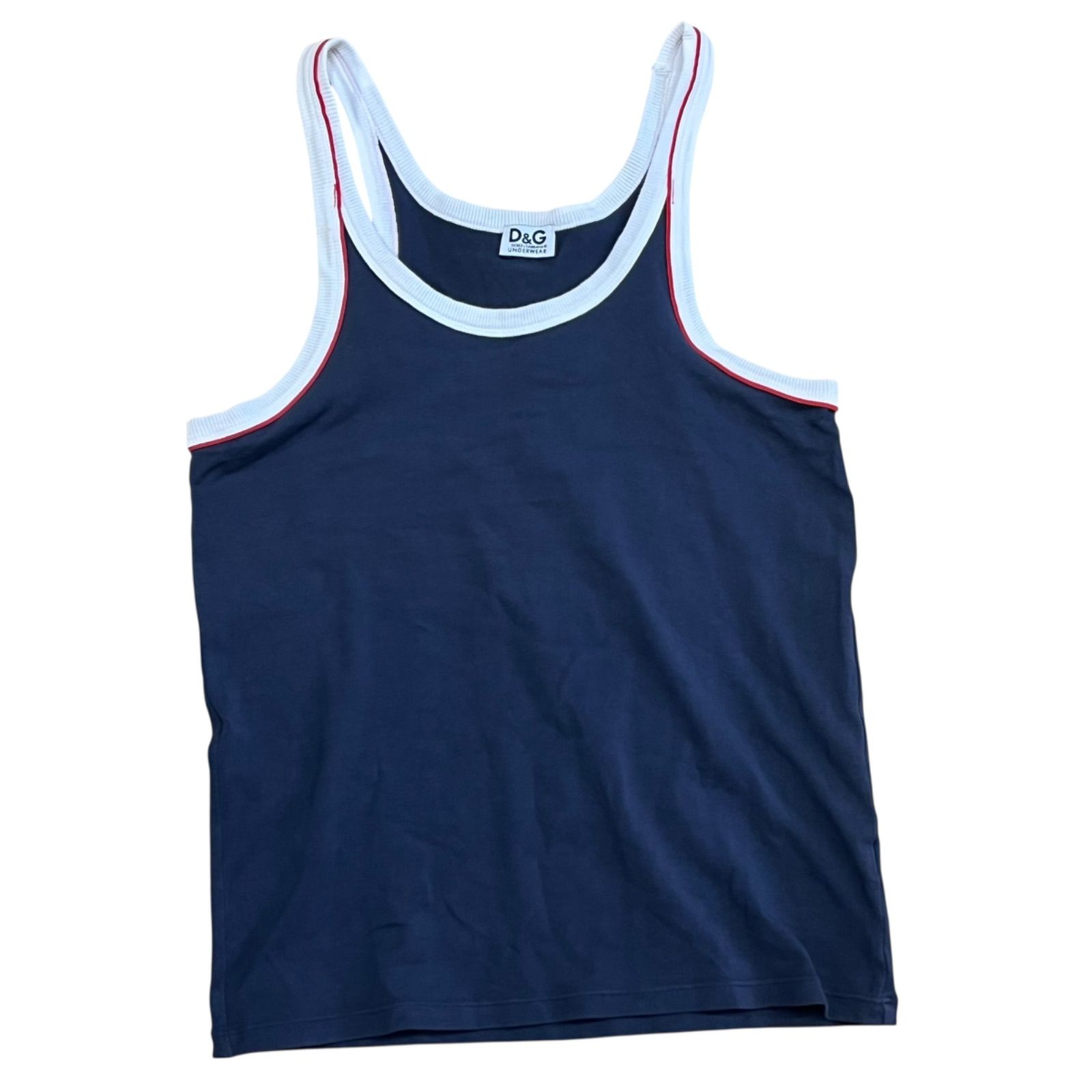 DOLCE&GABBANA タンクトップ ネイビー ドルチェ&ガッバーナ 【公式通販】