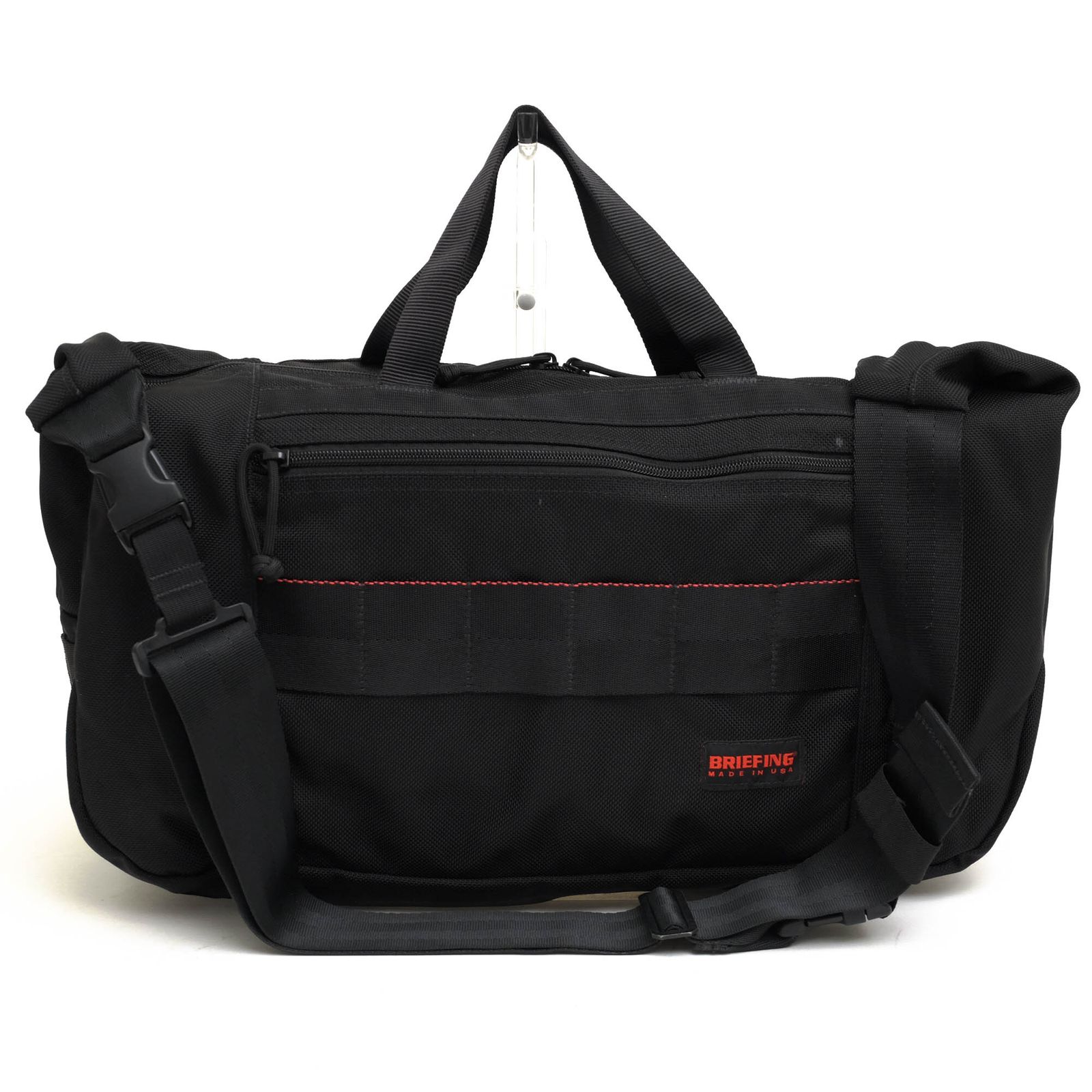 ✨極美品✨【BRIEFING】メンズ ショルダーバッグ 黒 ナイロン 2Way ブリーフィング／BRIEFING バッグ ショルダーバッグ 鞄 メンズ