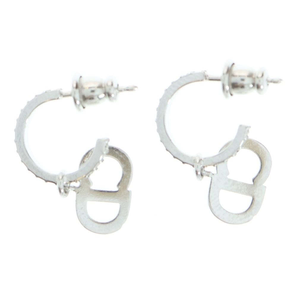 Dior シルバークリスタルフープピアス Dior シルバークリスタルフープピアス Dior シルバークリスタルフープ