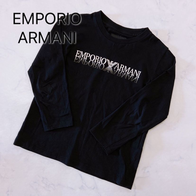 【新品】エンポリオアルマーニ/ジュニア　襟ロゴ「半袖ポロシャツ」12A・12歳