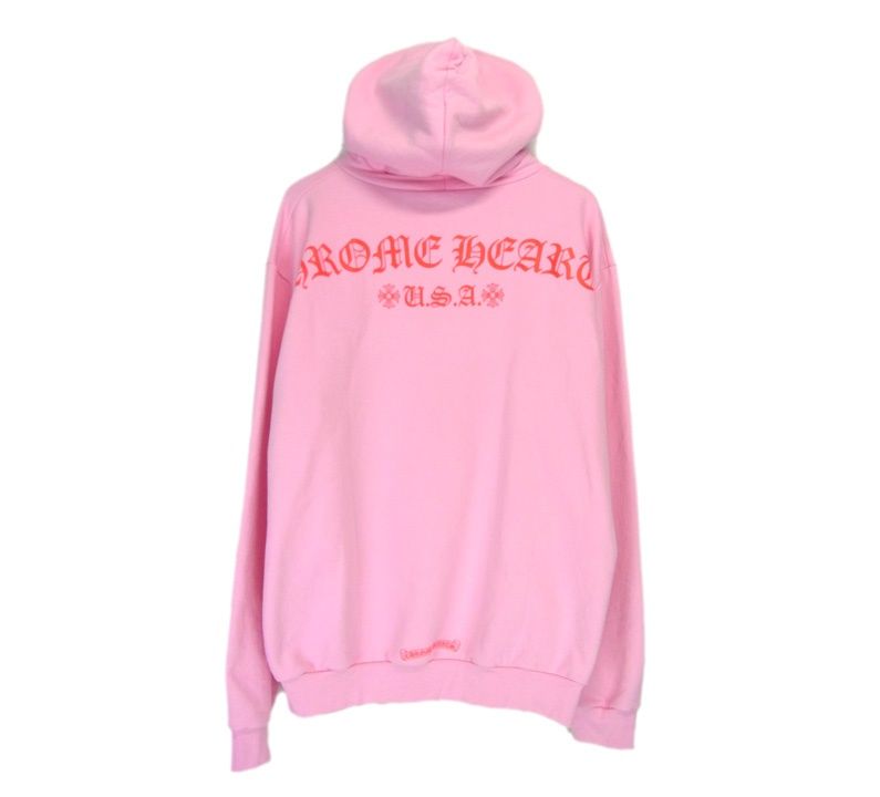 クロムハーツ CHROME HEARTS 【 SWTSHRT PLVR Back Arch Logo USA Hoodie 】 バック プリント アーチ ロゴ プルオーバー パーカー n7626