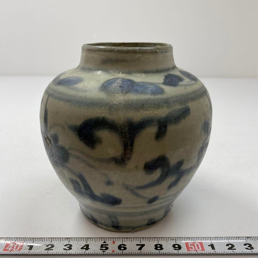 中国明時代　古染付　小壺　トヒチ　直径12㎝　東山5-1130④ 中国明時代 古染付 小壺 トヒチ 直径12㎝ 東山5-1130④ - メルカリ