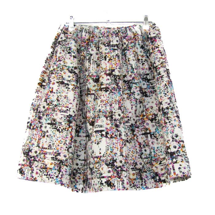 トゥービーシック スカート ボトムス ギャザーフレア 総柄 大きい