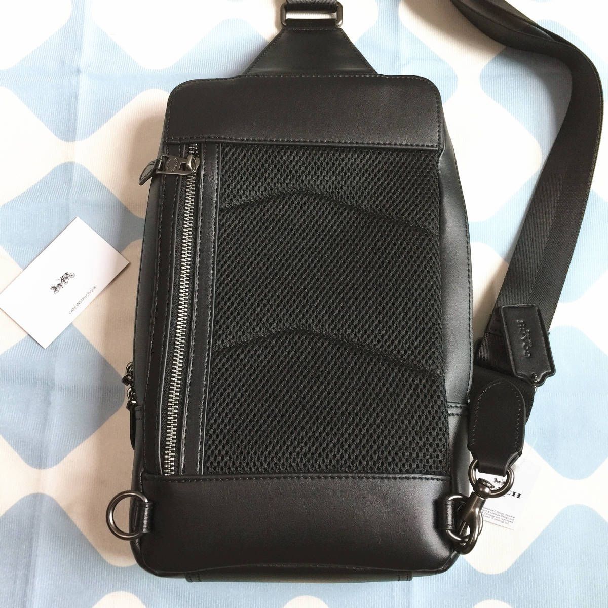 ☆新品☆コーチ/COACH バッグ C5332 チャコール×ブラック ボディー  