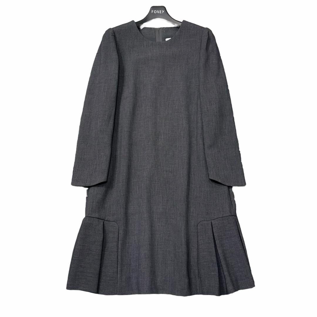 新品同様✨現行 フォクシー BIRDIE ニットロングワンピース ブラック38 FOXYニットロングワンピース 新品同様現行 フォクシー BIRDIE ニット