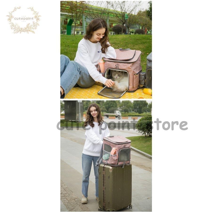 ペット キャリーバッグ リュックバッグ 猫 小型犬 ペットバッグ 大容量 多機能 便利 アウトドア お出かけ 持ち運び 散歩 通院 防災 通気性 USTAUSTRALIA_COM_AU