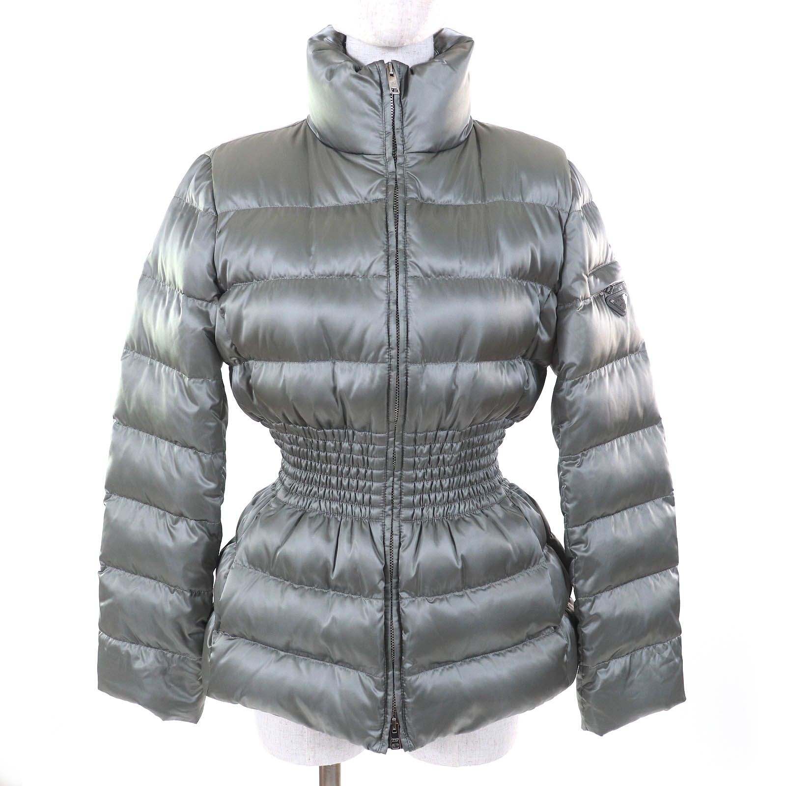 美品△PRADA プラダ 29B353 トライアングルロゴ 三角プレート