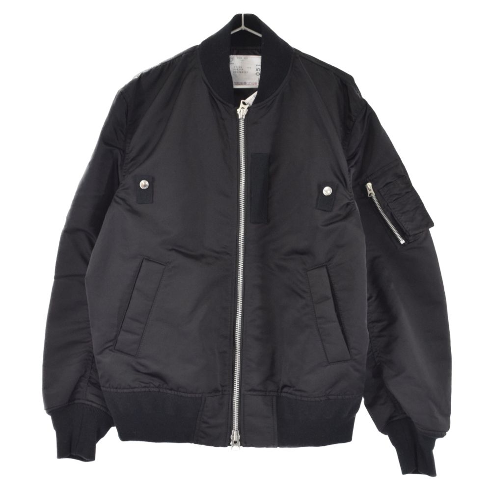sacai サカイ Nylon Twill Blouson MA-1 ブラック