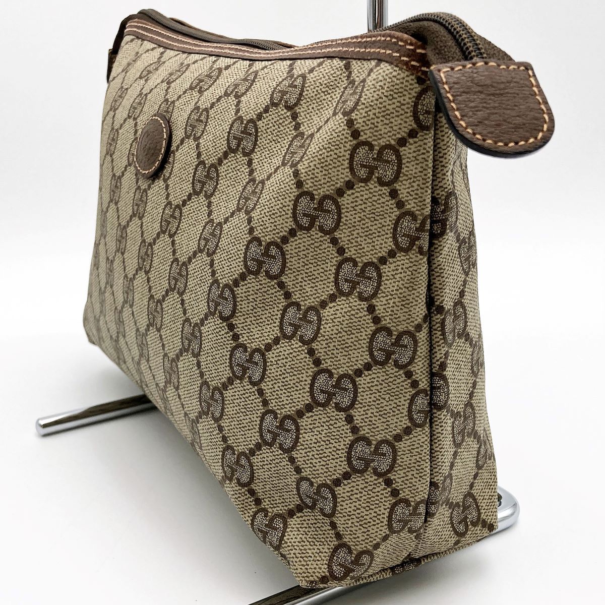 【美品】オールドGUCCI イタリア製 クラッチバッグ ブラウン/ベージュ GG 楽天市場】【バッグ】GUCCI グッチ オールドグッチ GGプラス
