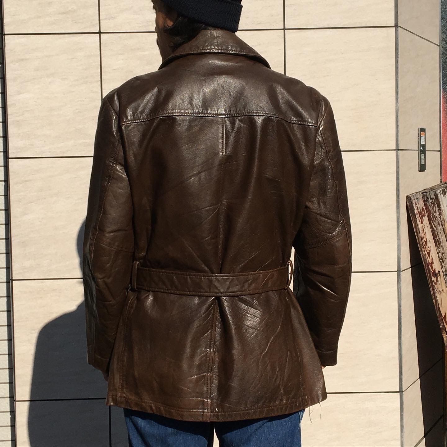60s Vintage Leather Car Coat ビンテージ レザー カーコート 本革 レザージャケット◇US-L相当 - メルカリ