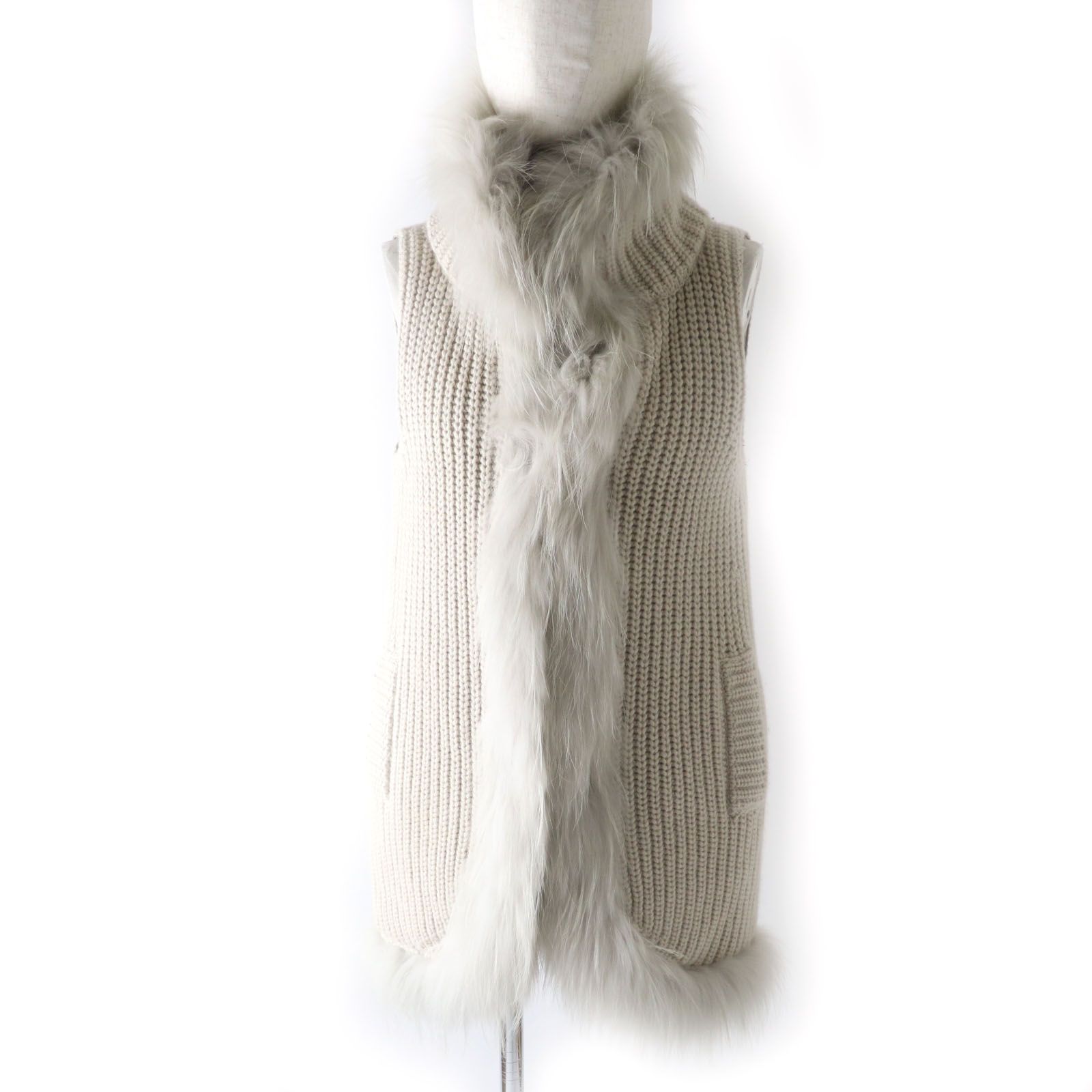 極美品 Herno ヘルノ PI0236D カシミヤ100％ フィンラクーン