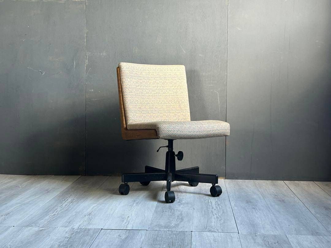 karimoku オールドカリモク デスクチェア ファブリック ビンテージ In karimoku オールドカリモク デスクチェア ファブリック ビンテージ In